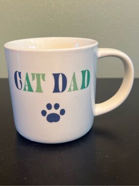 Parker Lane CAT DAD Stoneware Mug ~ Kitten Paws 🐾 ~ Cat Lover